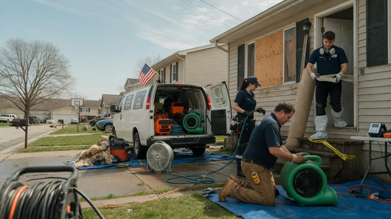 Water Damage Restoration in Newark, IL near me